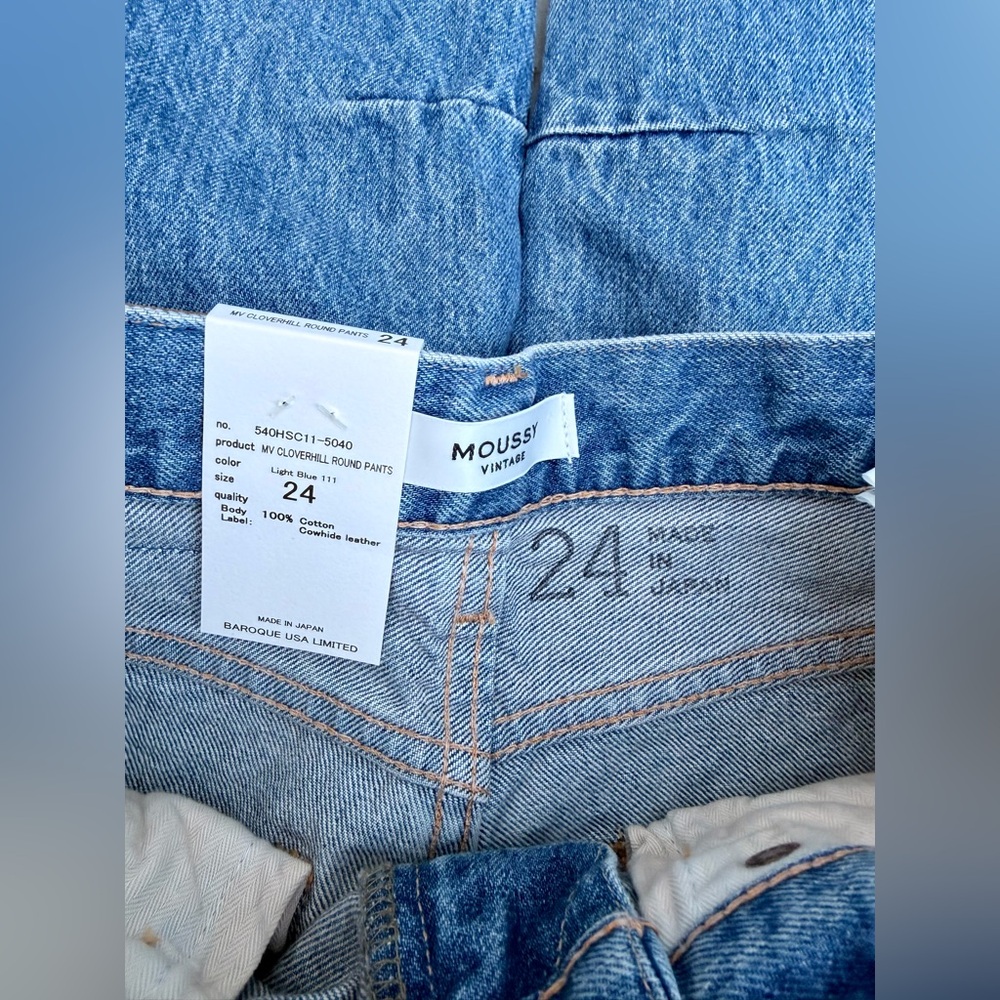 Moussy Vintage *NEW with tags * Women's Cloverhill Round Jeans. Size 24 - Picture 9 of 15